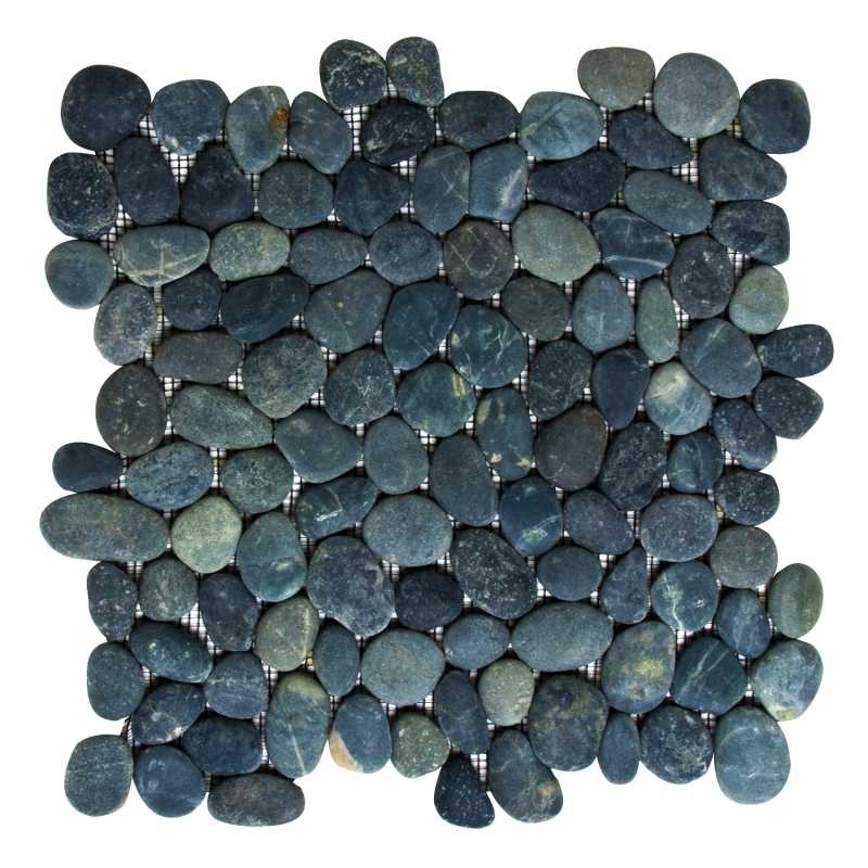 Smokey Black Beach Pebble Mosaic Tile At The Tilery Your New